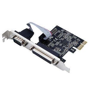 AX99100 Chip PCIe1x <strong>Pci</strong> Express Expansion Card 1 Serial 1 RS232 Parallel Port Riser Card - Product Image 4