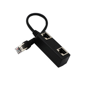 2 <strong>in</strong> 1 RJ45 <strong>Network</strong> Splitter Adapter <strong>Cable</strong> 1 to 2 ways Female Socket Port LAN Ethernet <strong>Network</strong> Splitter Y <strong>Cable</strong> - Product Image 3