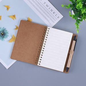 Großhandels anpassung mit druckbaren Logo-Spulen Haft notizen Kraftpapier-Notizbücher Notizen - Product Image 4