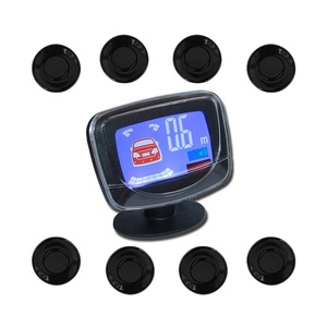4 Rear 4 Front View Car Parking <strong>Sensor</strong> <strong>LCD</strong> Display Monitor 12V Auto <strong>Reverse</strong> Backup Parking Radar Detector <strong>System</strong> 8 Eyes Break - Product Image 6