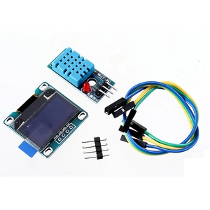 WiFi ESP8266 Starter Kit IoT NodeMCU Drahtloses I2C OLED-Display DHT11 Temperatur-Feuchtigkeit sensor modul - Product Image 3