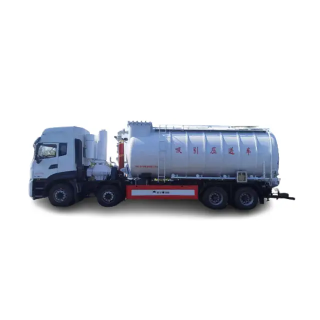 Dongfeng Reinigung Saug wagen 8x4 20 Räder 20cbm Pipeline kombinierter Kanal bagger