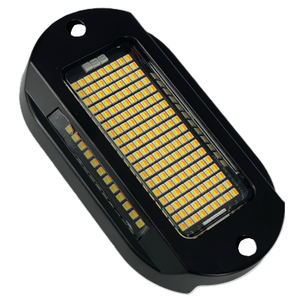 Kingshowstar <span class=keywords><strong>2025</strong></span> New Rock ánh sáng 219led hổ phách & trắng <span class=keywords><strong>LED</strong></span> Rock ánh sáng xe Phụ kiện Đá ánh sáng - Product Image 1