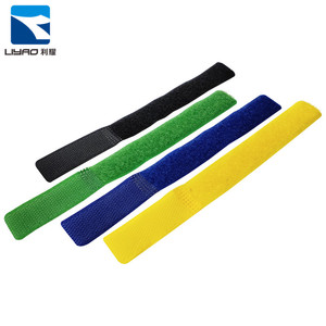 Velcroes Colorful <strong>Hook</strong> and <strong>Loop</strong> Cable Ties Reusable Nylon Soft Self-Locking for Computer Wire Garment &amp; Processing Accessories - Product Image 4