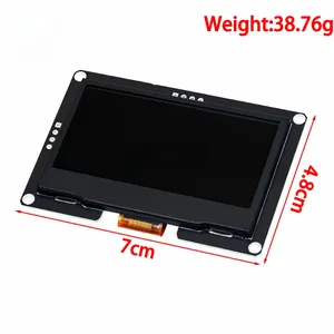 2,4 "2,42 Zoll 128x64 OLED-LCD-Anzeige modul SSD1309 12864 7-polige SPI/IIC I2C-serielle Schnitts telle für Arduino UNO R3 C51