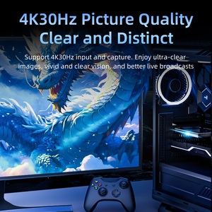 4 Channel 4k30 <strong>hdmi</strong> <strong>Input</strong> Video Capture Card with Enclosure Capture Video to Computer Unisheen UC3540H-4K30
