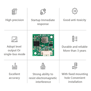 デジタル出力大気質レベルテストVOCガスセンサー煙探知器モジュール - Product Image 6