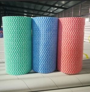 ผ้าเช็ดทำความสะอาดอเนกประสงค์ Spunlace,ผ้าเช็ดทำความสะอาดแบบม้วนใช้ซ้ำได้ผ้าไม่ทอผ้าเช็ดทำความสะอาดอเนกประสงค์ - Product Image 4