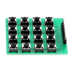 4x4 Keypad <strong>Keyboard</strong> Module 16 Push Buttons <strong>MCU</strong> Mini Practical <strong>Keyboard</strong> Expansion Module Microcontroller For DIY - Product Image 5