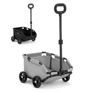 Роскошная легкая переносная 4 колеса маленькая коляска для домашних животных легкая прогулочная коляска для собак - Product Image 1