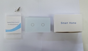 Larkkey Tuya Smartlife dijital uzaktan kumanda Zigbee akıllı dokunmatik duyarlı işık duvar anahtarı