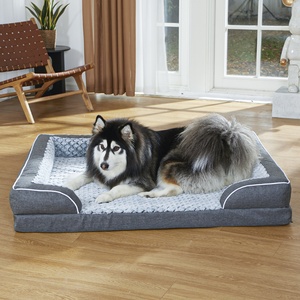 XXL Waterproof Orthopedic Bed for <strong>Extra</strong> Large Dogs Cats Memory Foam Cooling Bolsters Nonskid Bottom Removable Washable <strong>Plush</strong> - Product Image 6