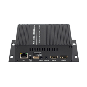 HSC-S1 H.265 H.264 IP代码转换器视频编码器解码器，支持HDMI输出RTMP RTSP RTP UDP HTTP网络流解码