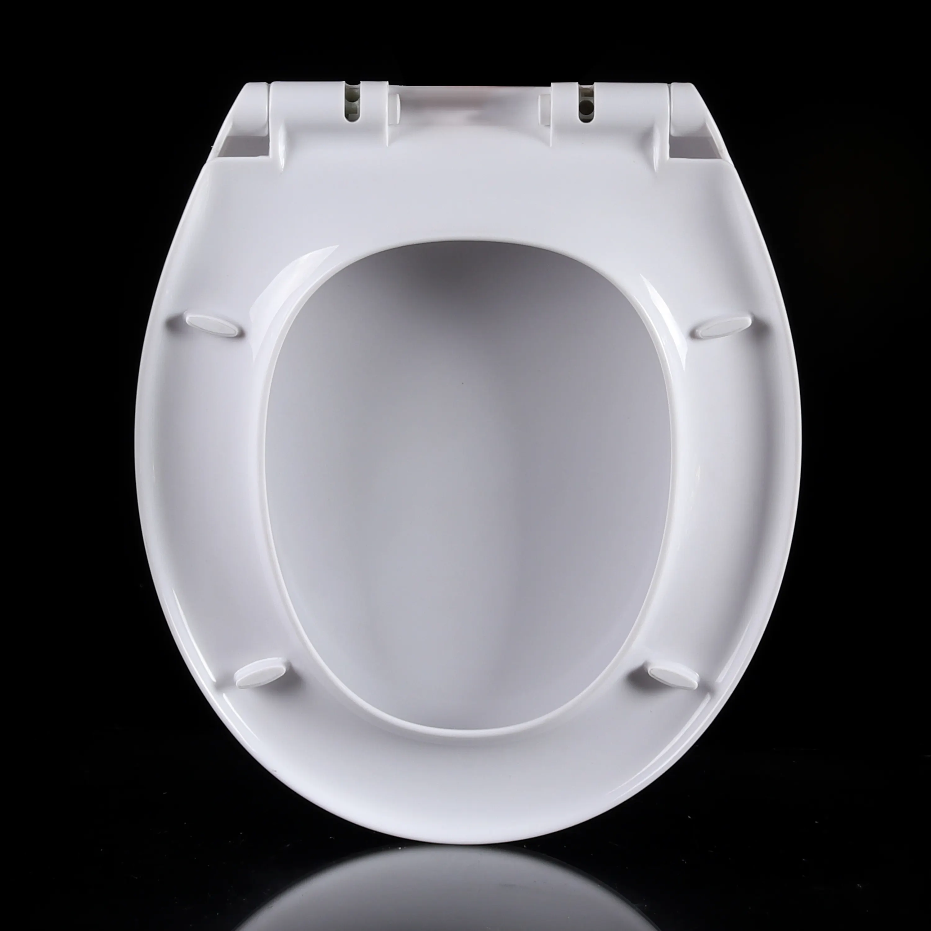 İngiltere tarzı PP klozet yuvarlak beyaz yumuşak yakın sıhhi tesisat Wc koltuk tuvalet koltuk kase hastaları için