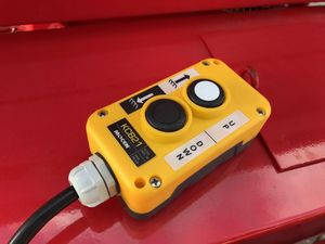 ATV traino dietro rimorchio idraulico con telecomando e potenza idraulica 12v carico 2ton
