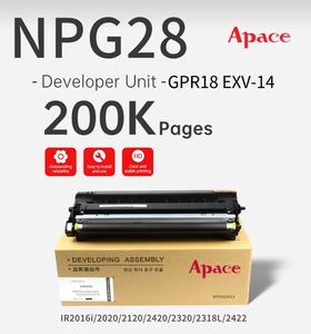 Apace NPG-28 G28 GPR18 캐논 IR2016 2018 2020 2320 2420 2422 개발 2318 EXV-14 개발자 유닛 - Product Image 6