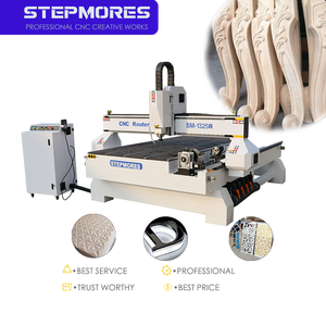 Controlador Cnc ATC fuerte 1300*2500mm máquina de enrutador Cnc de trabajo de madera enrutador Cnc 1325M MDR tipo lineal en la parte posterior - Product Image 6