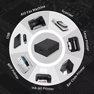 Prezzo di fabbrica USB Print Server Wifi 10/100Mbps cablato USB 2.0 Server di stampa porta Ethernet Print Server dalla cina - Product Image 2