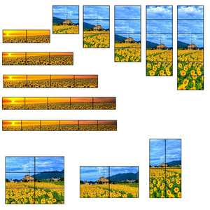 8K Video Wall Processor 1 <strong>Input</strong> to 7 Displays Create 2x3 2x1 1x3 1x5 1x6 CMS Digital Signage Advertising Multiscreen Player - Product Image 3