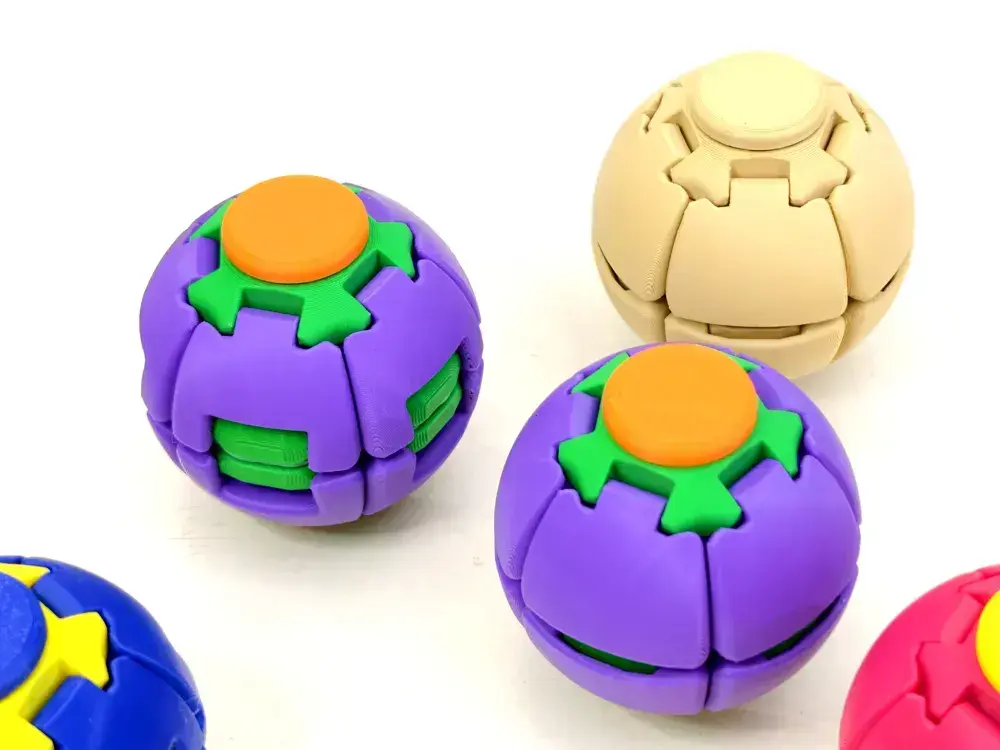 Yellow (Injection molded plastic, not 3D printed PLA)
