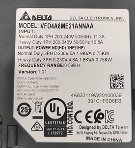 Automazione industriale PLC Controller di programmazione VFD2A7ME43ANNAA VFD Inverter Inverter AC VFD frequenza variabile VFD2A7ME43ANNAA - Product Image 6