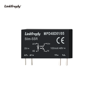 Micro PCB Optoacoplador Relé de aislamiento 5VDC Entrada 5-32VDC/100mA Salida 4 pines Foto Señal eléctrica Relé de estado sólido Luz SSR - Product Image 1