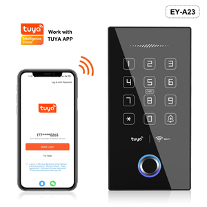 Eseye IP65防水门门禁系统生物识别射频识别键盘指纹识别人计数WiFi/IP TCP