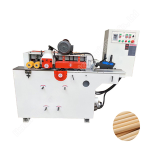 Máquina de fabricación de mango de escoba de madera para pelar y lijar - Product Image 3