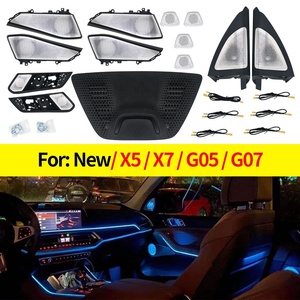 Araba orta kademe hoparlör kapağı ses Tweeter kapak BMW X5 G05 X7 G07 için renkli ortam ışığı - Product Image 3
