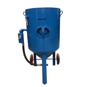 Taşınabilir mobil manuel Mini kum kumlama tankı çelik atış kum kumlama kum kumlama tankı kumlama tankı - Product Image 6