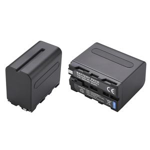 2ชุดเปลี่ยนแบตเตอรี่6600MAh สำหรับแบตเตอรี่ Sony NP-F970เข้ากันได้กับ Sony DCR-VX2100, DSR-PD150, DSR-PD170, FDR-AX1 - Product Image 2