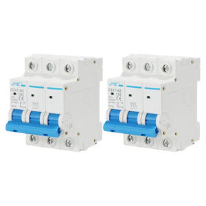 Disyuntor de CC dz47 1P 2P 3P 4P DC MCB 10kA 1000V Disyuntor en miniatura 6A 10A 16A 20A 32A 40A 63A Disyuntor - Product Image 1