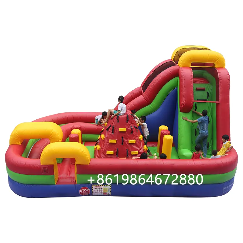 Interesting commercial bounce house inflatables water slide kids inflatable bounce house pvc inflatable castle fabric