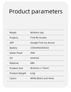 持ち運ぶのが簡単なアンチ失われたデバイスは、GoogleのためのAndroidで動作します私のトラッカーを見つける - Product Image 5