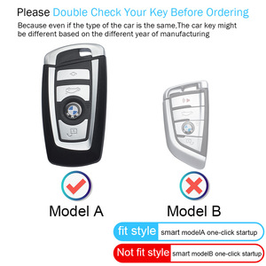 Anahtar Fob kapak B W ile uyumlu 1 2 3 4 5 6 7 serisi X1 X3 X4 anahtarsız akıllı anahtar tutucu anahtar kılıflı anahtar vaka araba aksesuarları - Product Image 4