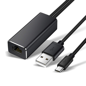 Chromecast 1อะแดปเตอร์อีเทอร์เน็ต USB 2.0ถึง RJ45การ์ดเครือข่าย Micro USB สำหรับ Google Chromecast 2อัลตร้าเสียงทีวีติด - Product Image 1