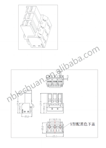 LECHUAN J-FAT serisi 03JFAT ALPHA5 Fuji Servo güç konektörü WSK-S03P-F WSK-M03P-F erkek/kadın bakır Servo Motor konektörü - Product Image 2
