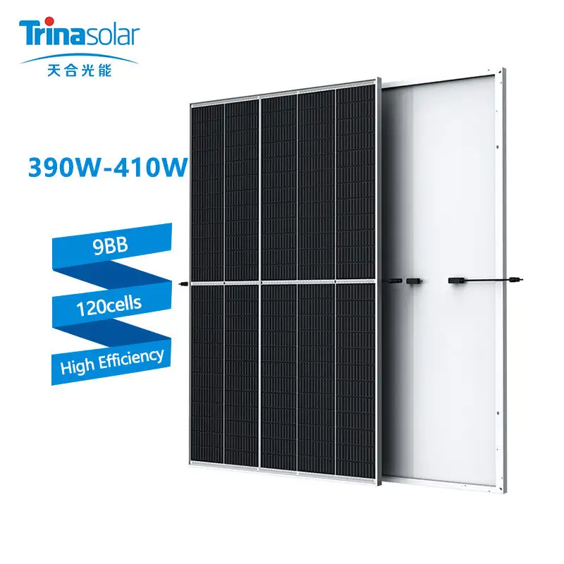 מחיר טוב trina vertex s 390w יעילות גבוהה לוחות סולאריים 400 וואט למערכת אנרגיה סולארית