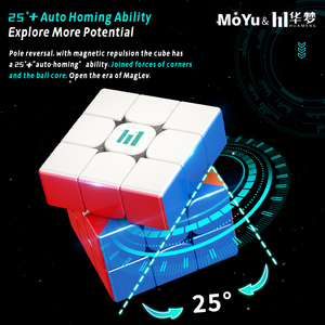 Moyu Cube HMYS3Mボールコアと魔法の服バージョン磁気ポジショニング3x3x3磁気浮上キューブステッカーレスパズルマジックキューブ - Product Image 4