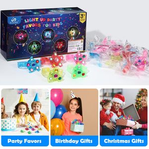 Tự kỷ cảm giác hộp kho báu Đồ chơi phát sáng trong bóng tối bên ủng hộ 24 gói dẫn ánh sáng lên thần tài spinner vòng đeo tay cho trẻ em - Product Image 4