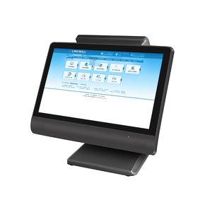 15.6&quot; Ordering Machine Desktop <strong>Computer</strong> Single/double Retail Pos Touch Screen Monitor All in One Pos <strong>System</strong> with VFD Display - Product Image 1