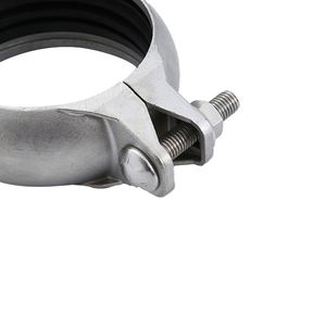 Stainless Steel Rigid Grooved <strong>Coupling</strong> Clamp SS304 or SS316L Casting Technics <strong>DN</strong> Model for Oil Application - Product Image 2