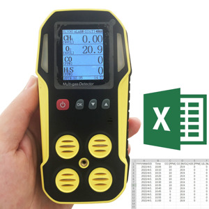 Tragbarer Multi-Gas detektor mit Datenlogger 4 Gas monitor - Product Image 1