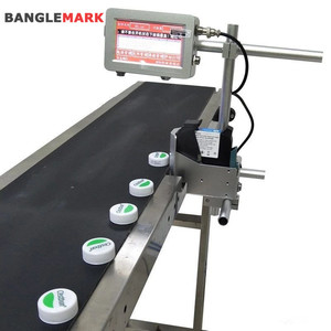 Máquina de codificación de fecha de caducidad de tinta sólida automática, impresora de números de lote para bolsas