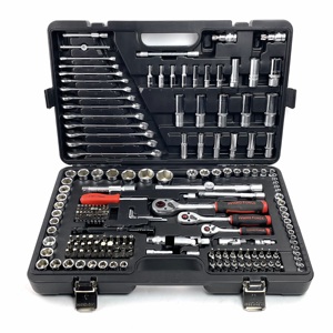 216-Piece aracı kiti ev temel tüp cırcır araba anahtarı seti kafa Pawl lokma anahtar tornavida onarım aracı - Product Image 2