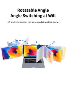 Nhà Máy Bán buôn Hot Bán 14 inch một cáp cho màn hình kép Hot Bán máy tính xách tay ba màn hình di động ba màn hình - Product Image 6