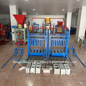 Nông thôn đơn giản Hướng dẫn sử dụng máy làm gạch bê tông không được hỗ trợ lồng vào nhau gạch khối hình thành máy - Product Image 2