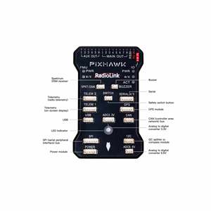 Aismartlink Pixhawk Flight Controller Board mit Leistungs modul, Sicherheits schalter, Dreileiter kabel, Summer - Product Image 4