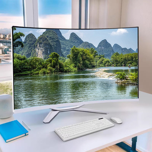 OEM OEM Curved Screen All in One <strong>Computer</strong> 27 Inch Core i5 4200U 16G RAM 512GB SSD <strong>Custom</strong> Game <strong>Desktop</strong> All-in-One Pc - Product Image 1