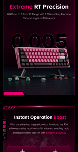 Directo de fábrica ATK RS6 CNC Caja de aluminio Teclado de efecto Hall Teclado para juegos Esport para Gamer - Product Image 3